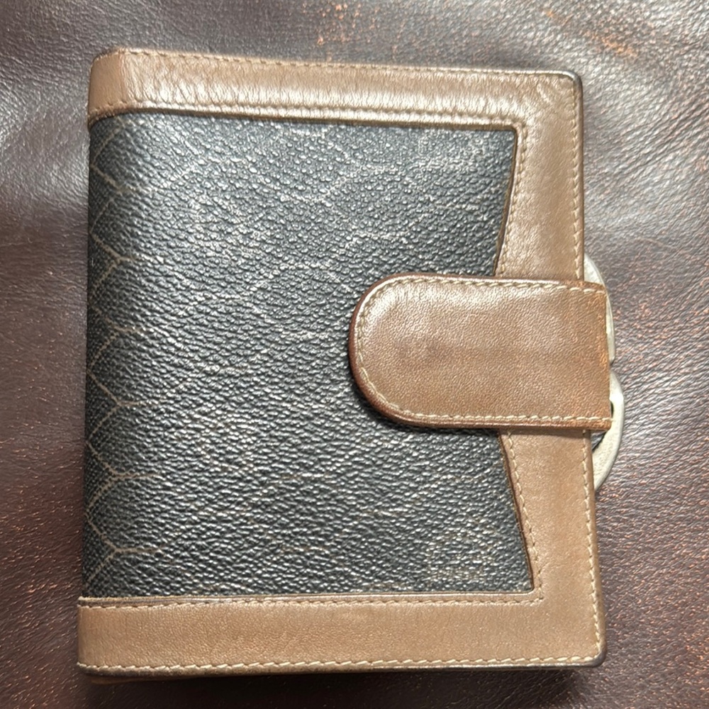 Christian Dior Classic Brown Leather Wallet